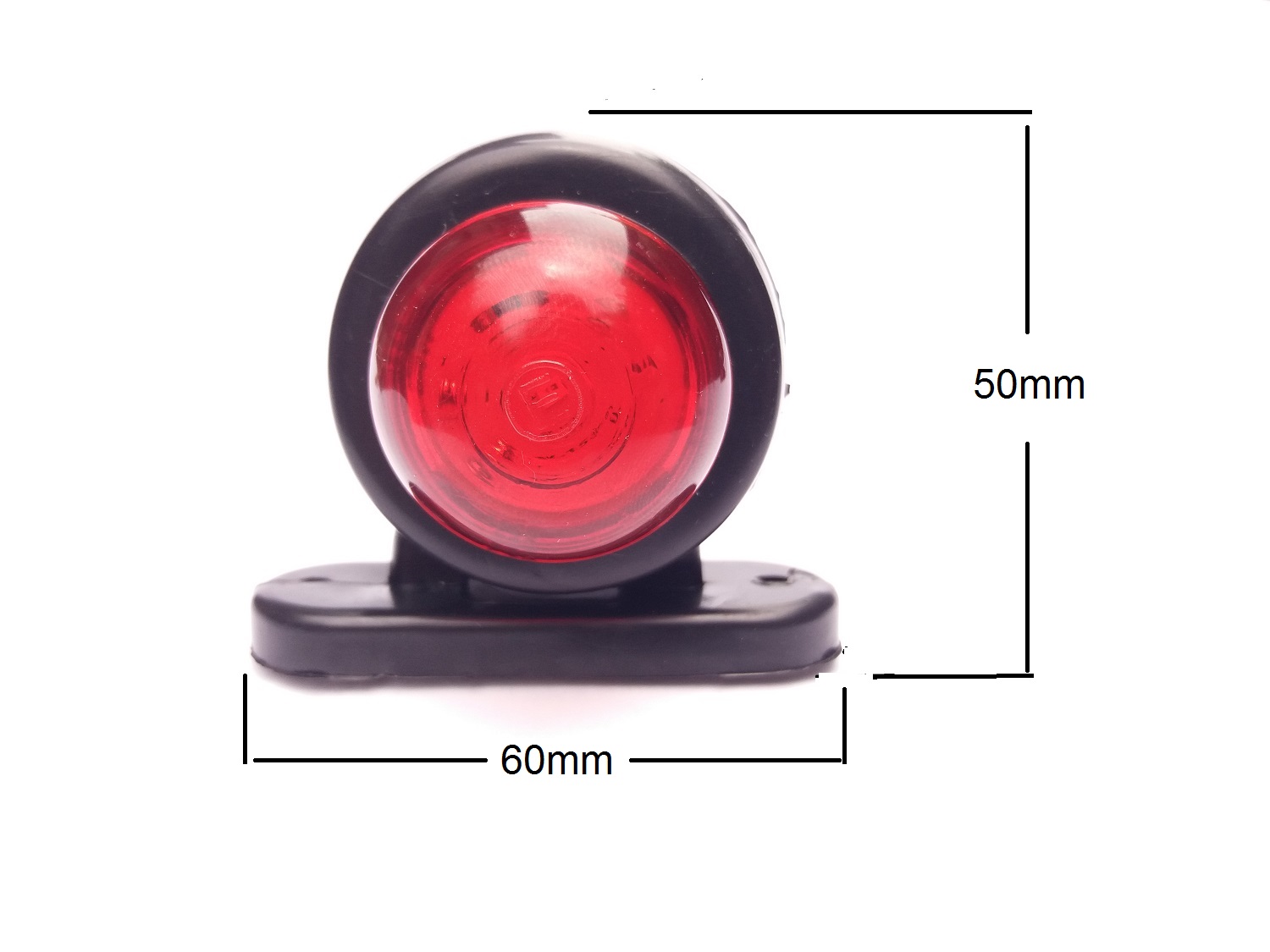 LED 12v 24v Side Truck Marker Lights Trailer Position Indicator Red White